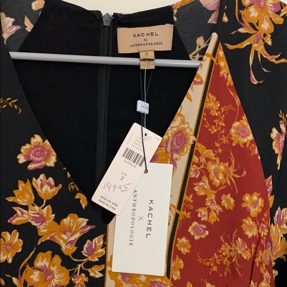 NWT Anthropology Dress Sz 2 - Picture 5 of 6